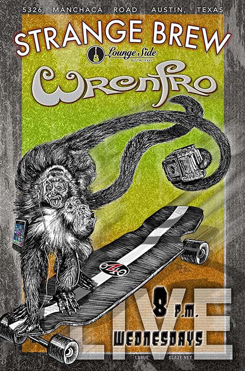 Poster Art for Wrenfro at Strange Brewt