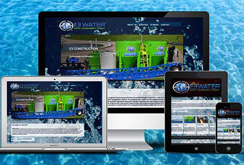 E3water Website Design
