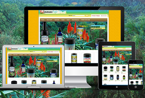 Immunologic Product Website by Glaze